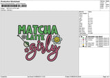 Matchatext 0108 Embroidery File 6 sizes