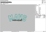 Mvs App Embroidery File 6 sizes