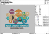 Mayarotext Embroidery File 6 sizes
