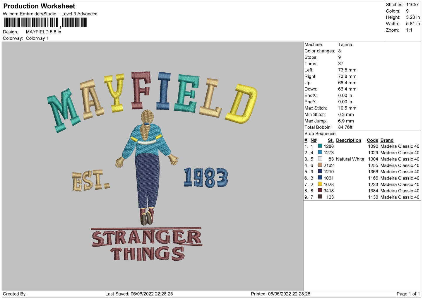 Mayfield Embroidery File 4 size