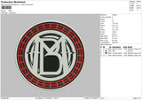 MB Embroidery File 4 size