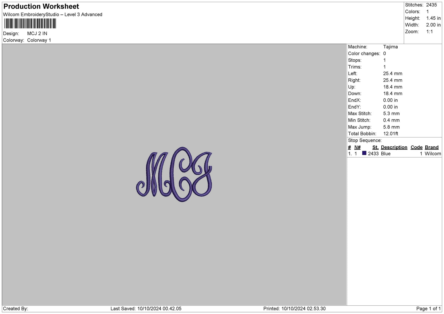 Hocotext Embroidery 3 Files