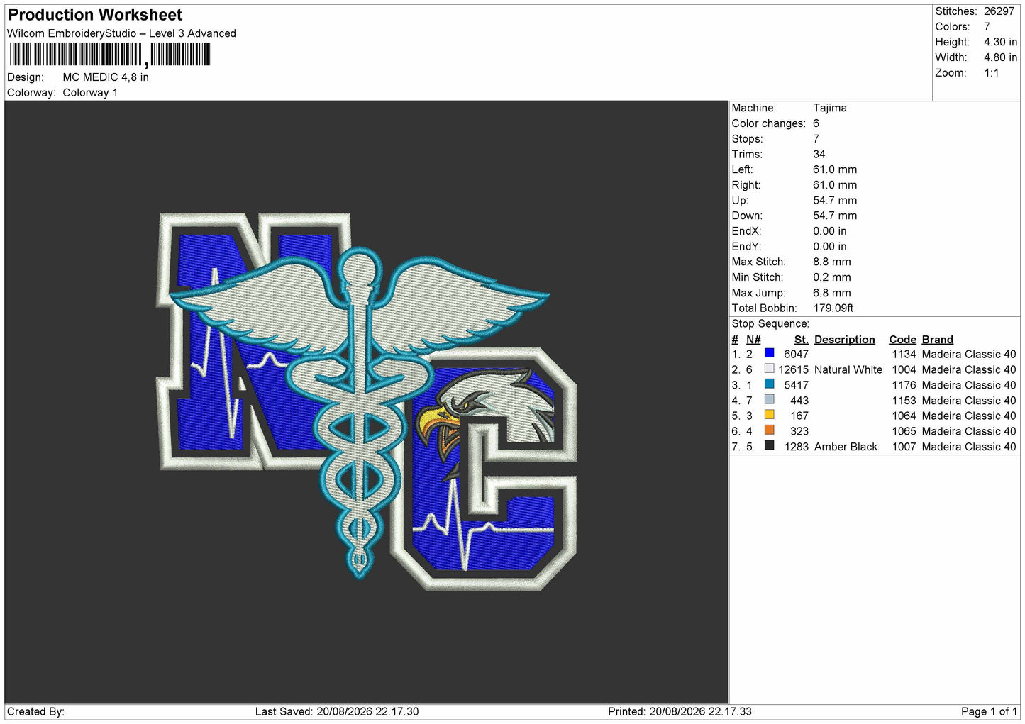 Nc Text Embroidery Machine Design File 6 sizes