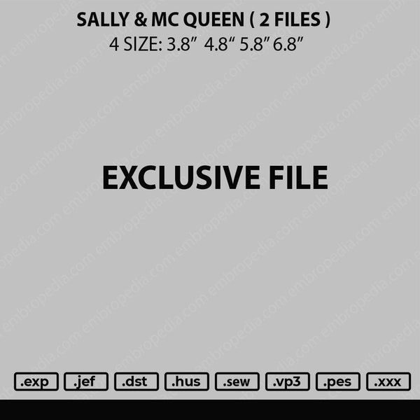 Sally & MC Queen Embroidery 2 Files
