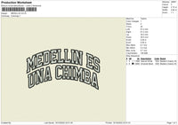 Meddelin Embroidery File 6 sizes