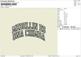 Meddelin Embroidery File 6 sizes