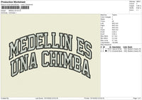 Meddelin Embroidery File 6 sizes