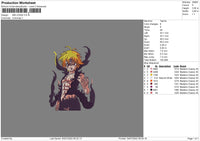 Melodias Embroidery File 4 sizes