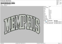 Memphis Apl Embroidery File 6 sizes