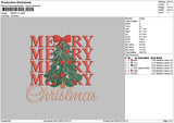Merrytext 0411 Embroidery File 6 sizes