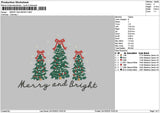 Merrytext 2110 Embroidery File 6 sizes