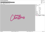 Christmastext 1910 Embroidery File 6 sizes
