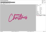 Christmastext 1910 Embroidery File 6 sizes