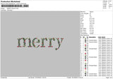 Merryflowers Embroidery File 6 sizes