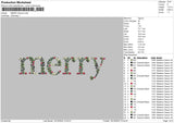 Merryflowers Embroidery File 6 sizes