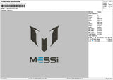 Messitext Embroidery File 6 sizes