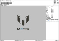 Messitext Embroidery File 6 sizes