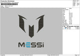 Messitext Embroidery File 6 sizes