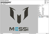 Messitext Embroidery File 6 sizes