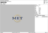 Metcircle Embroidery File 6 sizes