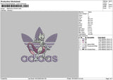 Mewtwo Purple Embroidery File 6 sizes