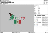 Mexicotext 0110 Embroidery File 6 sizes
