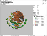 Mexico Mascot Embroidery File 5 sizes