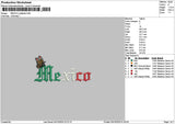 Mexicotext 0510 Embroidery File 6 sizes