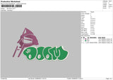 MF Doom Embroidery File 4 sizes