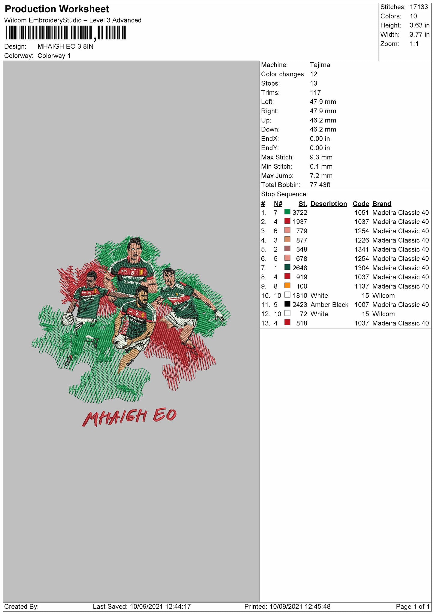 MHAIGH EO Embroidery File 4 size
