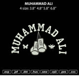 Muhammad Ali Embroidery File 4 size
