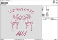 Miatext 01 Embroidery File 6 sizes