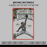 Michael Rectangle Embroidery File 6 sizes