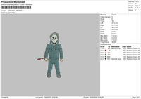 Michael M Embroidery File 5 sizes