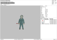 Michael M Embroidery File 5 sizes