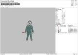 Michael M Embroidery File 5 sizes