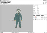 Michael M Embroidery File 5 sizes