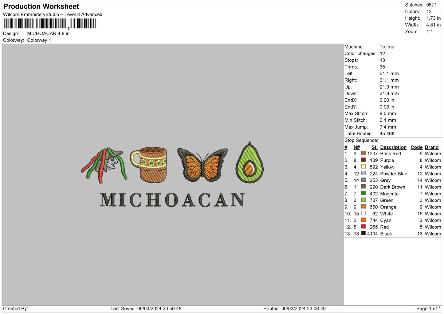 Butterfly Text Embroidery Machine Design File 6 sizes