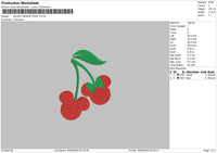 Mickey Fruit Embroidery File 6 sizes