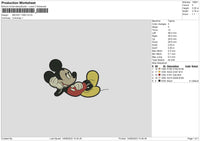 Mickey 1408 Embroidery File 6 sizes