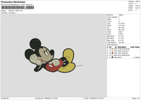 Mickey 1408 Embroidery File 6 sizes