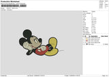 Mickey 1408 Embroidery File 6 sizes