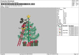Mickeyxmas 2311 Embroidery File 6 sizes