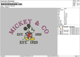 Mickey2501 Embroidery File 6 sizes