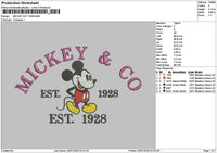 Mickey2501 Embroidery File 6 sizes