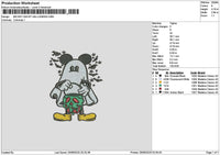 Mickeyghost 2608 Embroidery File 6 sizes
