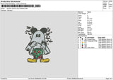 Mickeyghost 2608 Embroidery File 6 sizes