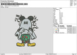Mickeyghost 2608 Embroidery File 6 sizes
