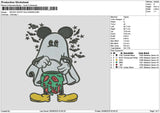 Mickeyghost 2608 Embroidery File 6 sizes