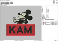 Kam Embroidery File 6 sizes